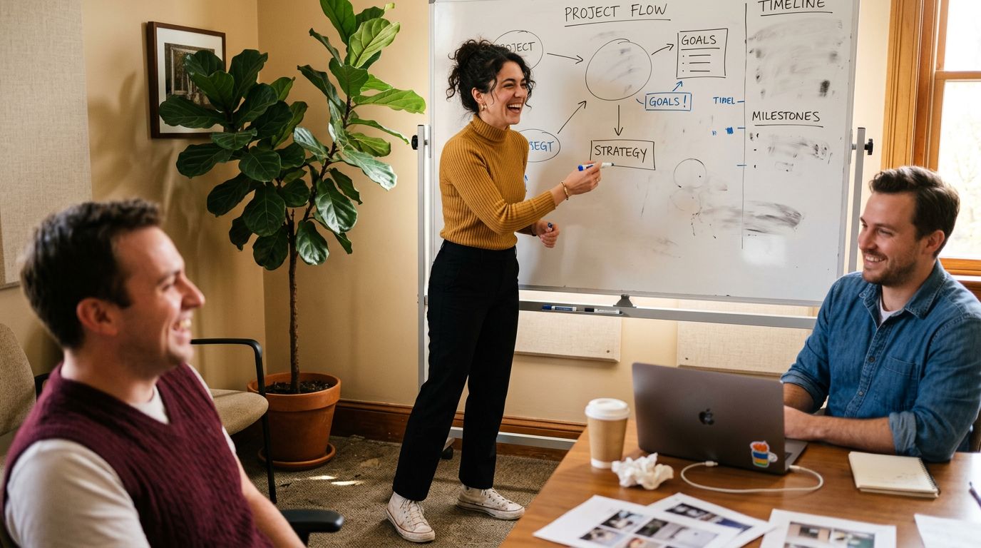equipe_atelier_codeveloppement_sourires-gs1db24b7srmt0d0av19rbxeg8 Conduite du changement en entreprise : comment accompagner l'humain sans sacrifier la performance
