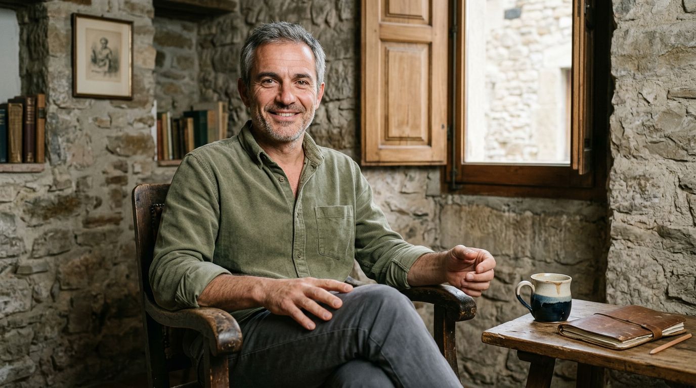 homme_sourire_objectif_entretien_coaching-9c0b4tcjesrmw0d0av19xs3wcg Comment retrouver son identité professionnelle après un burn-out ou une remise en question